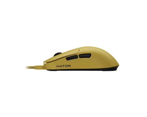 Мышка Hator Quasar Essential USB Yellow (HTM-402)