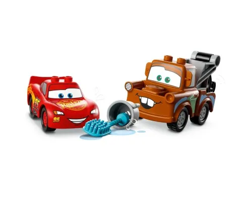 Конструктор LEGO DUPLO Disney Розваги Блискавки МакКвіна й Сирника на автомийці 29 деталей (10996-)