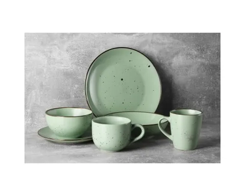 Тарілка Ardesto Bagheria Dinner 26 см Pastel Green (AR2926GGC)