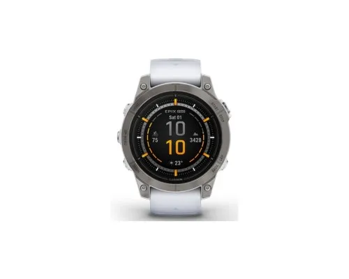 Смарт-часы Garmin EPIX PRO (g2), 47, Saph, Ti Whitestone, GPS (010-02803-21)