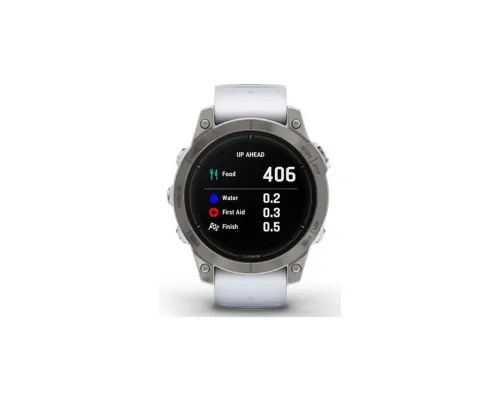 Смарт-часы Garmin EPIX PRO (g2), 47, Saph, Ti Whitestone, GPS (010-02803-21)