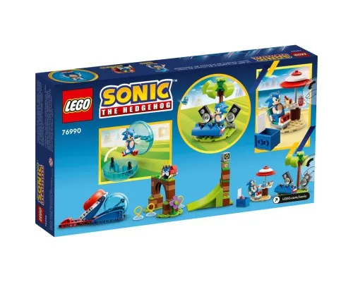 Конструктор LEGO Sonic the Hedgehog Соревнования скоростной сферы Соника 292 детали (76990)