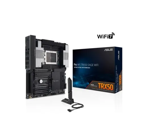 Серверна материнська плата ASUS PRO WS TRX50-SAGE WIFI sTR5 TRX50 4xDDR5 M.2 (90MB1FZ0-M0EAY0)