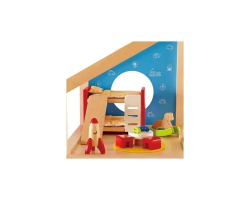 Ігровий набір Hape Ляльковий будинок дерев'яний (E3401)