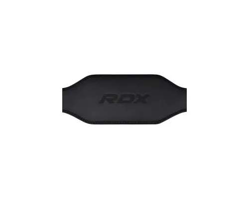 Атлетичний пояс RDX 6 шкіряний Full Black XL (WBS-6FB-XL)