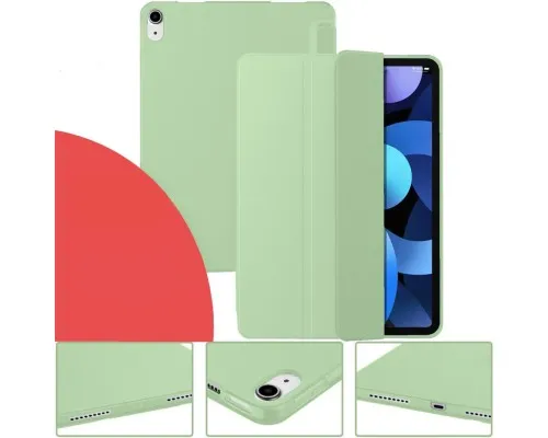 Чохол до планшета BeCover Tri Fold Soft TPU Silicone Apple iPad Air (4/5) 2020/2022 10.9" Green (711131)