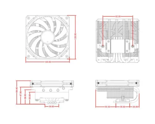 Кулер для процессора ID-Cooling IS-65-XT Black