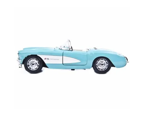 Машина Maisto Chevrolet Corvette голубой 1957 (1:24) (31275 lt. blue)
