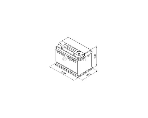 Акумулятор автомобільний Bosch 77А (0 092 S50 080)