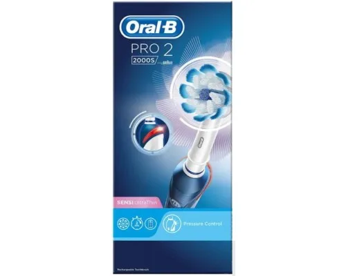 Электрическая зубная щетка Oral-B PRO2 2000 D 501.513.2 SU Sensi Ultrathin
