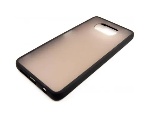 Чохол до мобільного телефона Dengos Matt POCO X3, black (DG-TPU-MATT-68)