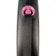 Поводок для собак Flexi Black Design М лента 5 м (розовый) (4000498034019)
