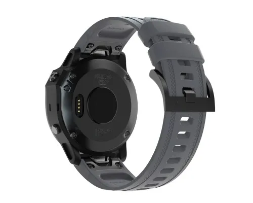 Ремінець до смарт-годинника Armorstandart Silicone 20mm для Garmin Fenix 5s/6s Grey (ARM60812)