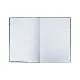 Книга записная Axent Waves А4, 96 листов, клетка, черная (8422-561-A)