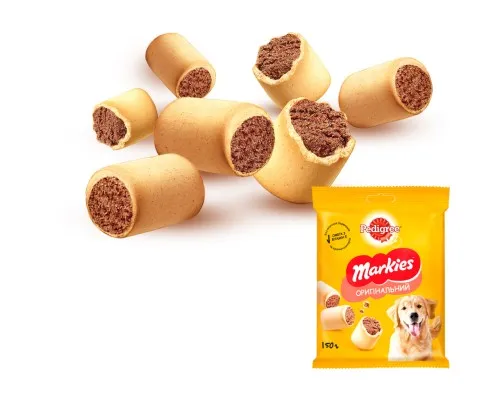 Лакомство для собак Pedigree Markies печенье 150 г (9003579302552)