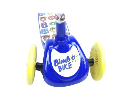Самокат Bimbo Bike Monsters 12` з регулюванням висоти Синьо-жовтий (75803-IS)