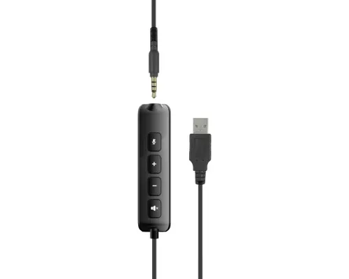 Навушники Speedlink METIS USB Stereo Headset 3.5mm Jack with USB Soundcard Black (SL-870007-BK)