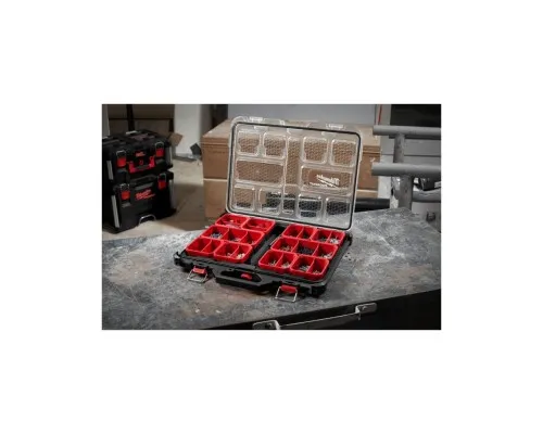 Ящик для інструментів Milwaukee органайзер тонкий PACKOUT 500х380х65 мм (4932471064)