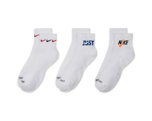Шкарпетки Nike U NK EVERYDAY PLUS CUSH ANKLE DH3827-902 38-42 3 пари Мультиколор (195244784080)