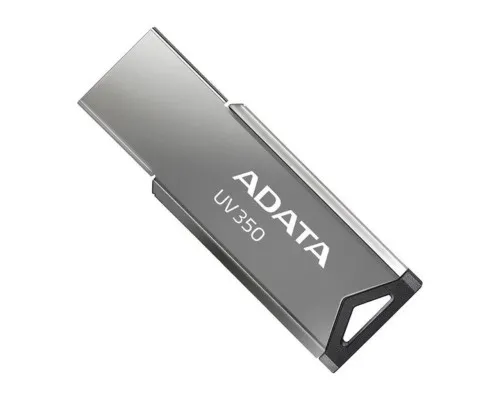 USB флеш накопитель ADATA 64GB UV350 Metallic USB 3.2 (AUV350-64G-RBK)