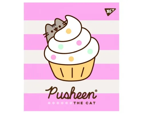 Зошит Yes А5 Pusheen 12 аркушів лінія (766808)