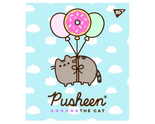 Тетрадь Yes А5 Pusheen 12 листов линия (766808)