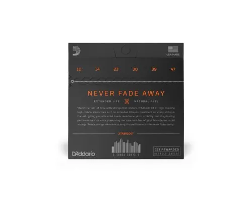 Струни для гітари D'Addario XT 80/20 Bronze Extra Light (10-47) (XTABR1047)