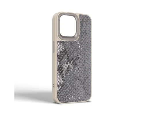 Чехол для мобильного телефона Harder Snake Pattern Apple iPhone 15 Pro Max Grey Silver (ARM76804)