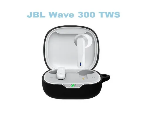 Чохол для навушників BeCover Silicon для JBL Wave 300 TWS Black (710195)
