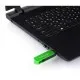 USB флеш накопитель eXceleram 64GB P2 Series Green/Black USB 2.0 (EXP2U2GRB64)