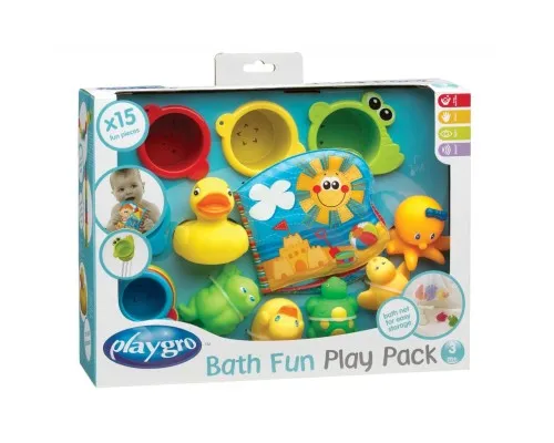 Игрушка для ванной Playgro Подарочный набор для воды 15 эл (25245/90253)