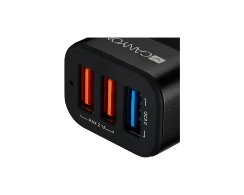Зарядний пристрій Canyon Universal 3xUSB car adapter (CNE-CCA07B)