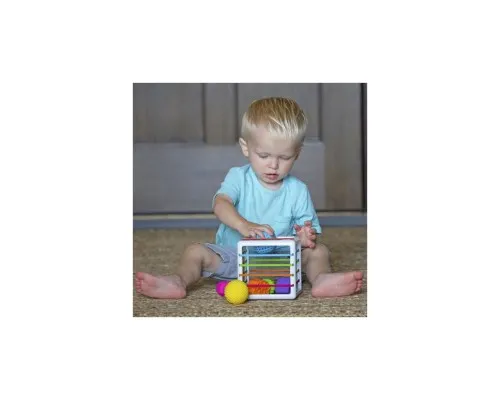 Развивающая игрушка Fat Brain Toys Куб-сортер со стенками-шнурочками InnyBin (F251ML)
