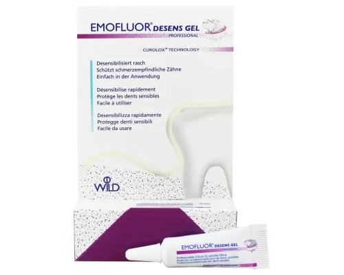 Гель для полости рта Dr. Wild Emofluor Desens профессиональный для чувствительных зубов 3 мл (2100000025213)