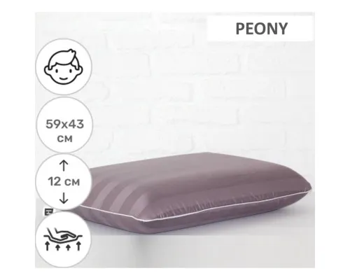 Подушка MirSon ортопедична 6046 Noble stripe Peony Men 59х43х12 (2200003261691)