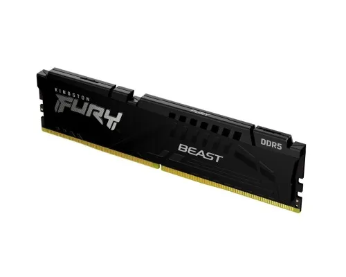 Модуль памяти для компьютера DDR5 32GB 4800 MHz Beast Black Kingston Fury (ex.HyperX) (KF548C38BB-32)