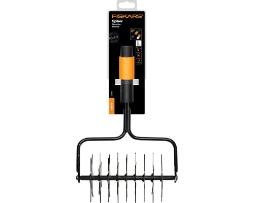 Граблі Fiskars Gardening QuikFit для проколювання газону, 30.5см, 512г (1000689)