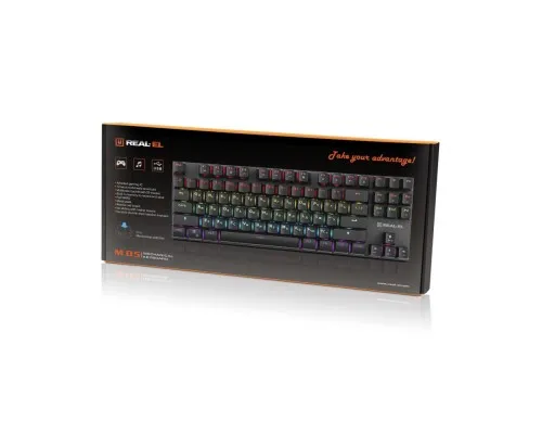 Клавіатура REAL-EL M 05 Grey