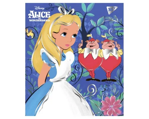 Зошит Yes Alice In Wonderland 48 аркушів, лінія (763290)