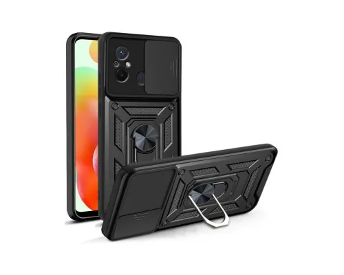 Чохол до мобільного телефона BeCover Military Xiaomi Redmi 12C Black (709165)