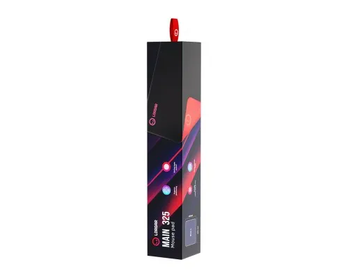 Килимок для мишки Lorgar Main 325 Black/Red (LRG-GMP325)