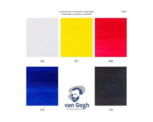 Акрилові фарби Royal Talens Van Gogh Primary 5 x 40 мл (8712079498436)
