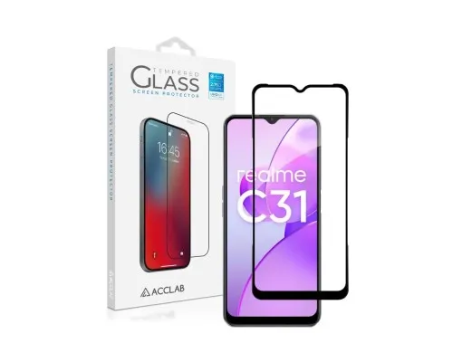 Скло захисне ACCLAB Full Glue Realme C31 (1283126540721)