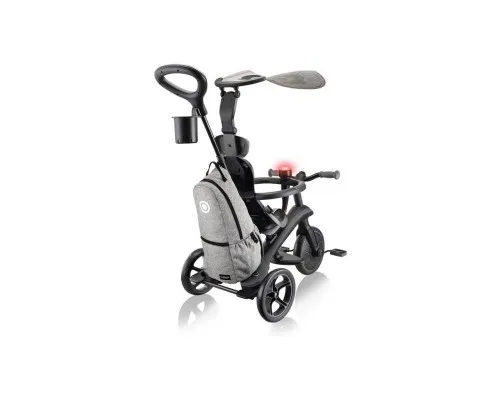 Детский велосипед Globber 4 в 1 Explorer Trike Deluxe Play черно-серый (633-120)