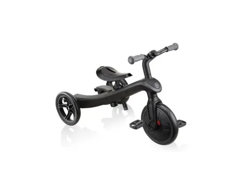 Детский велосипед Globber 4 в 1 Explorer Trike Deluxe Play черно-серый (633-120)