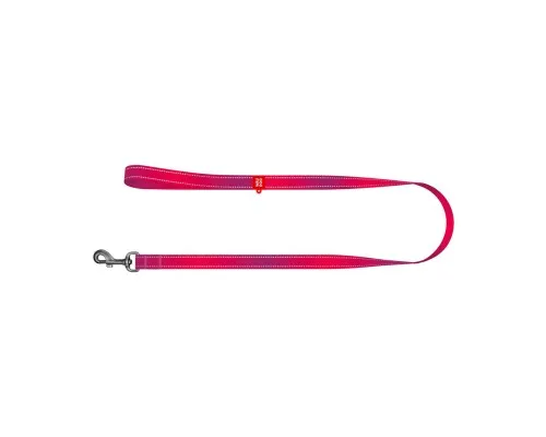 Поводок для собак WAUDOG Nylon Mono, светоотражающий M розовый (52187)