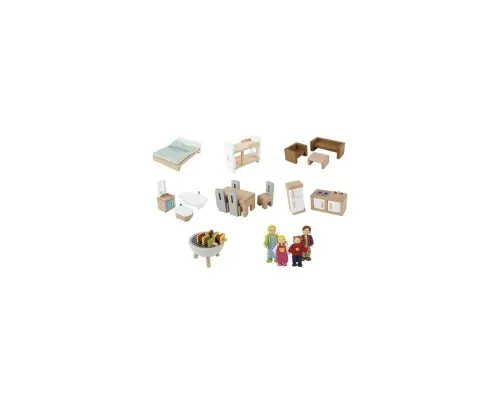 Игровой набор Hape Кукольный дом Особняк с мебелью деревянный (E3405)