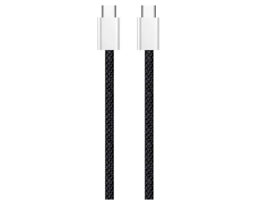Дата кабель USB-C to USB-C 1.0m 60W 3.0А black ColorWay (CW-CBPDCC061-BK)