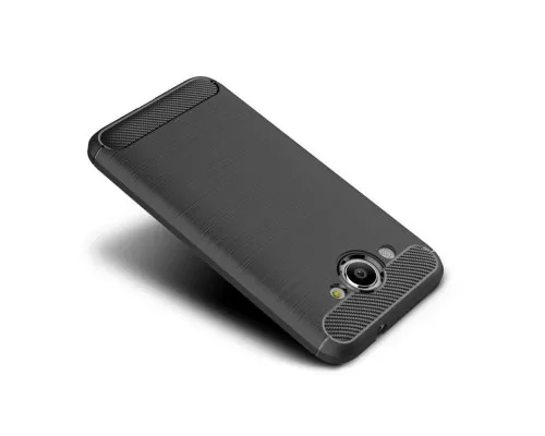 Чехол для мобильного телефона для Huawei Y3 2017 Carbon Fiber (Black) Laudtec (LT-HY32017B)