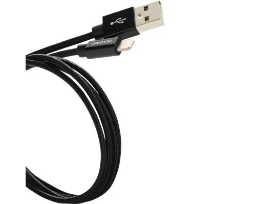 Дата кабель USB 2.0 AM to Lightning 1.0m MFI Black Canyon (CNS-MFIC3B)